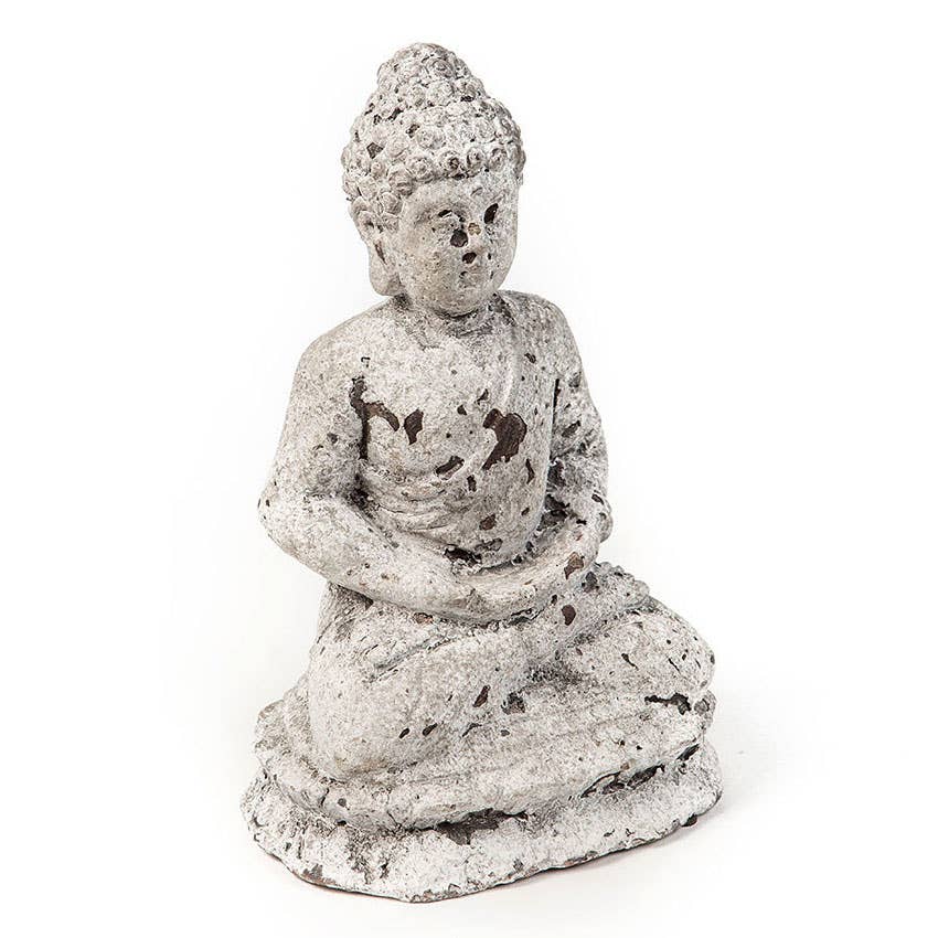 Vagabond Vintage - Cement Seated Buddha - Zagari Essentials/Clementina's Boutique LLC