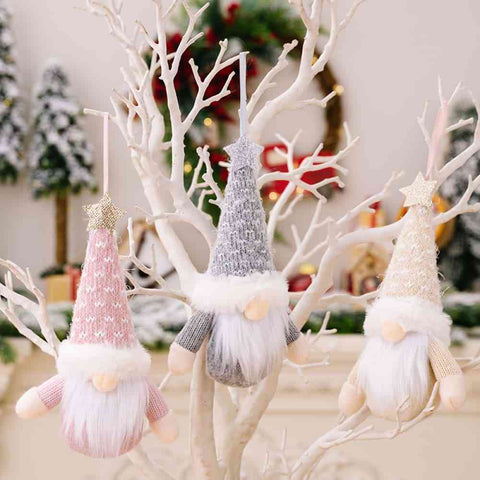 Assorted 2-Piece Faceless Gnome Hanging Widgets