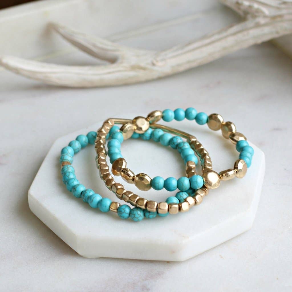 Pretty Simple - Maya Bracelet Stack - Zagari Essentials/Clementina's Boutique LLC
