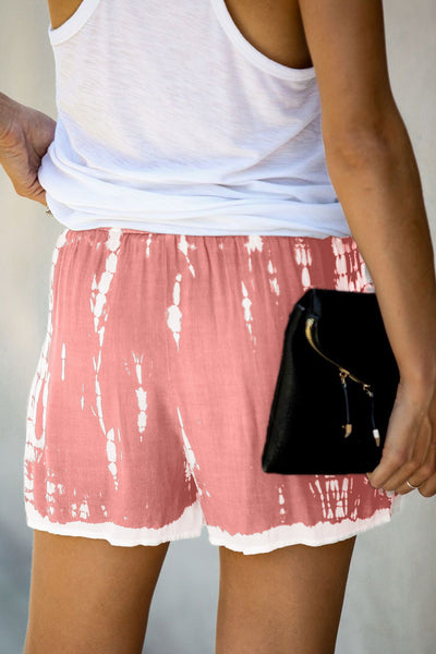 Tie Dye Drawstring Casual Shorts - Zagari Essentials/Clementina's Boutique LLC